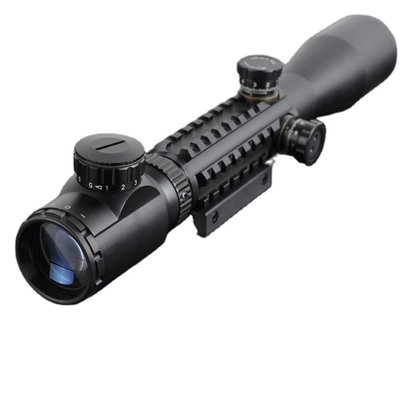 3-9x40 Menerangi Hijau Red Dot Memburu Optik Penglihatan Menembak Taktikal Riflescope Airsoft Skop dengan Pelekap 11mm atau 20mm Percuma